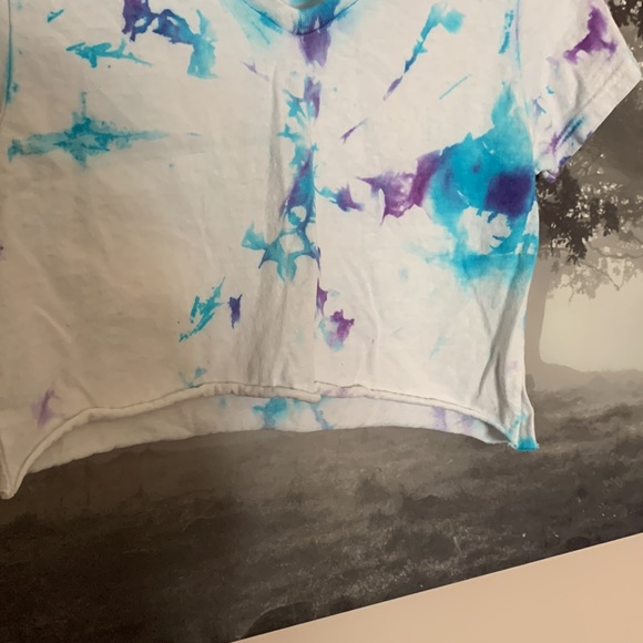 Tye dye crop top size small - Picture 4 of 5